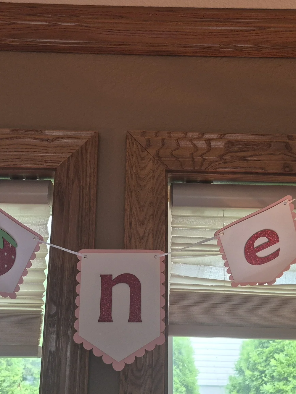 Strawberry Theme 1st Birthday Decoration Bundle
